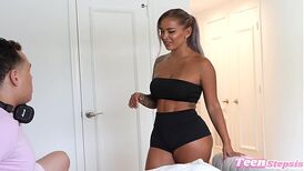 Red-Hot Aussie StepSister Hayley Davies Bangs Big Rod StepBro Johnny Love