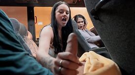 Sneaky Shag-Out on the Public Bus rage-fury PervTeen