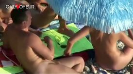 Beach Hidden Web Cam.rage Stiff-Core group fucky-fucky in a beach swingers camp